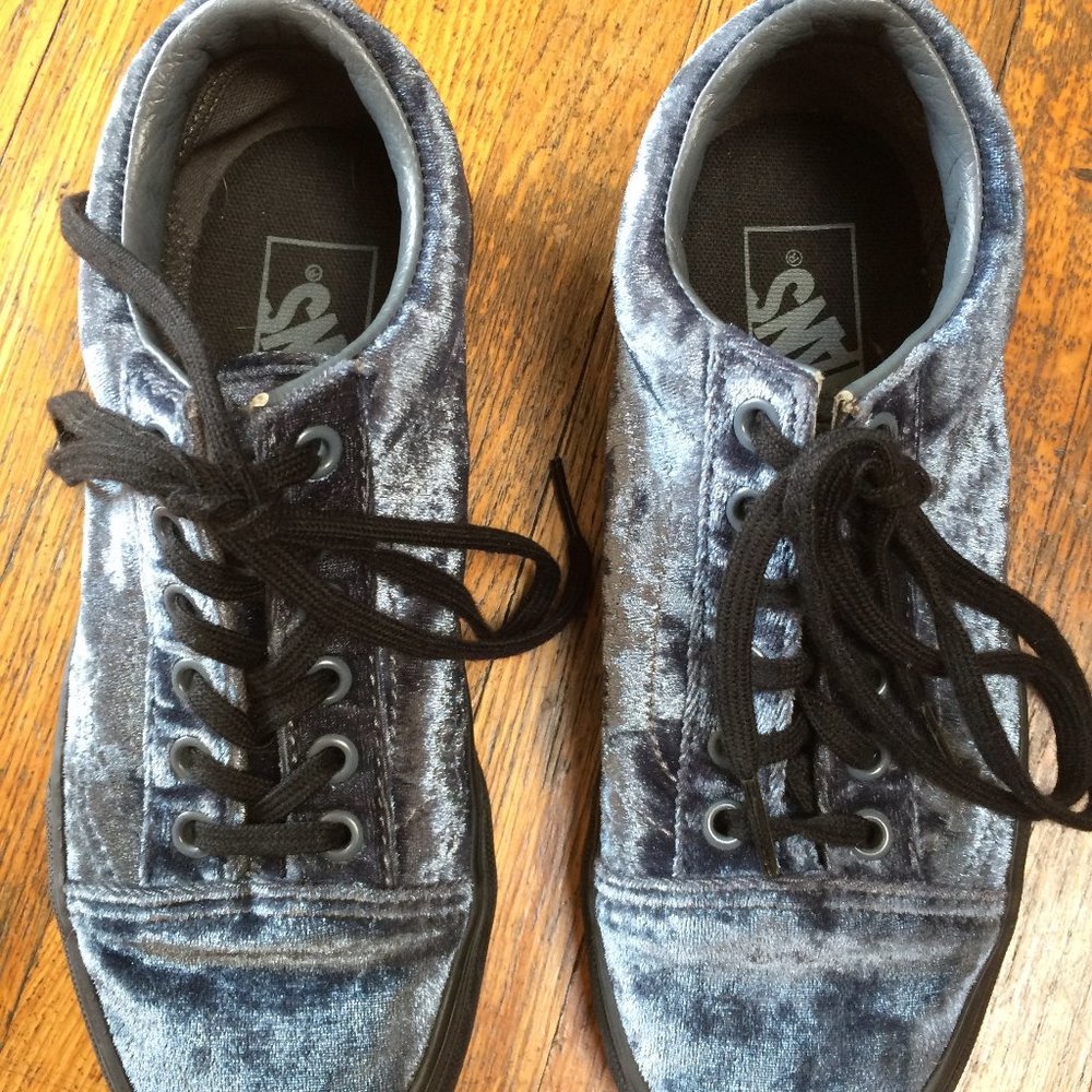 Vans Blue Velvet Sneakers